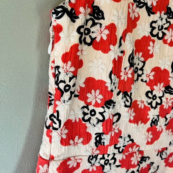 Alice's Pig Orange Flower Daisy Dress Size 4 - Picture 6 of 8